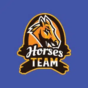 Mẫu logo đội game thủ esport đẹp hình con ngựa 655