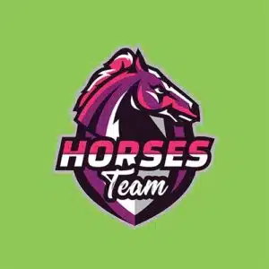 Mẫu logo đội game thủ esport đẹp hình con ngựa 751