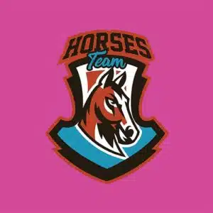 Mẫu logo đội game thủ esport đẹp hình con ngựa 758