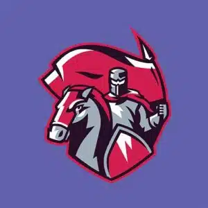 Mẫu logo đội game thủ esport đẹp hình chiến binh 771