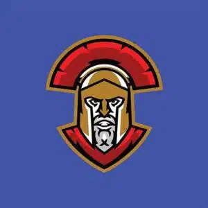 Mẫu logo đội game thủ esport đẹp hình Chiến Binh La Mã 796