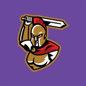 Mẫu logo đội game thủ esport đẹp hình Chiến Binh La Mã 797