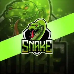 Mẫu logo đội game thủ esport đẹp hình con rắn 98