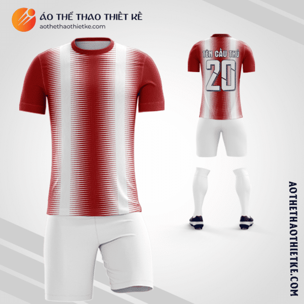 Mẫu quần áo đấu Câu lạc bộ bóng đá Bayern Munich màu đỏ thiết kế V3263