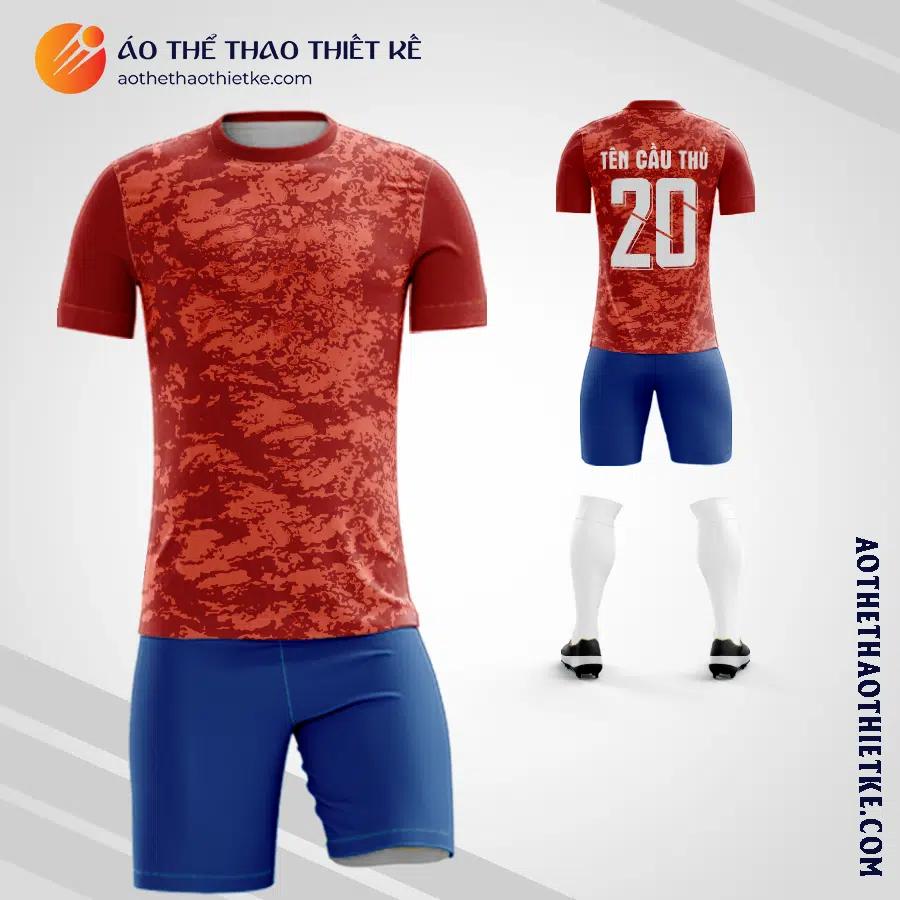 Mẫu quần áo đấu Câu lạc bộ bóng đá Olympique Lyon sân nhà 2021 2022 V3291