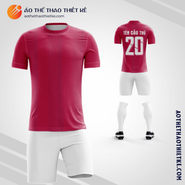 Mẫu đồ thể thao Câu lạc bộ bóng đá Manchester United màu hồng thiết kế V3361