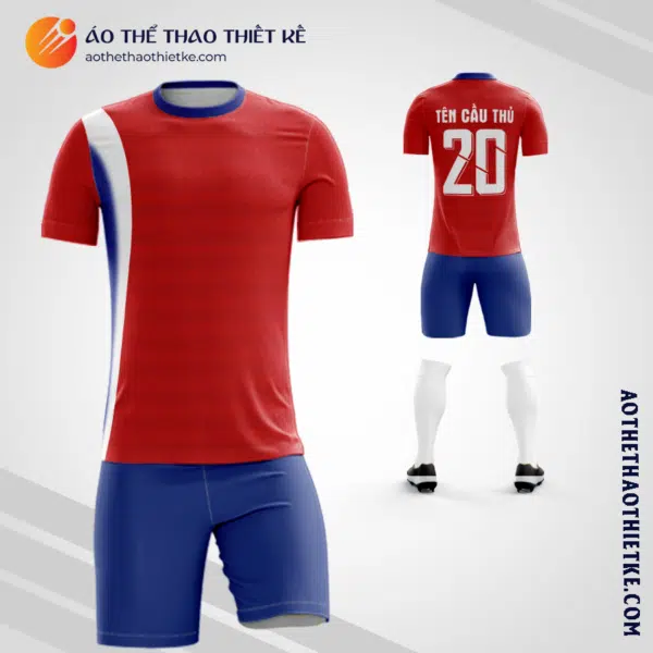 Mẫu quần áo đấu Đội tuyển Bóng đá Quốc gia Costa Rica sân nhà 2013 V3321