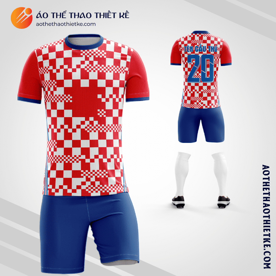 Mẫu quần áo đấu Đội tuyển Bóng đá Quốc gia Croatia 2021 V3322