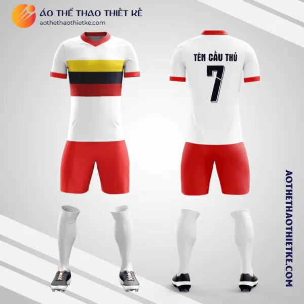 Mẫu quần áo thể thao bóng đá Câu lạc bộ Leones Negros de 2018 thiết kế V3423