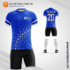 Mẫu áo bóng đá công ty điện lực EVN 2023 xanh biển V3500