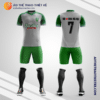 Mẫu quần áo bóng đá công ty bia Trúc Bạch tự thiết kế màu xanh lá 2023 V3509