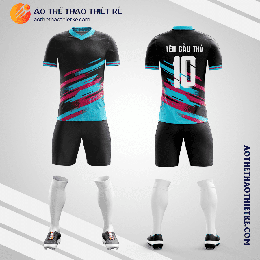 Mẫu quần áo đá banh Câu lạc bộ Aston Villa 2023 tự thiết kế V3493