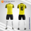 Mẫu quần áo Câu lạc bộ Bóng đá Borussia Dortmund sân nhà 2022 thiết kế màu vàng V3535