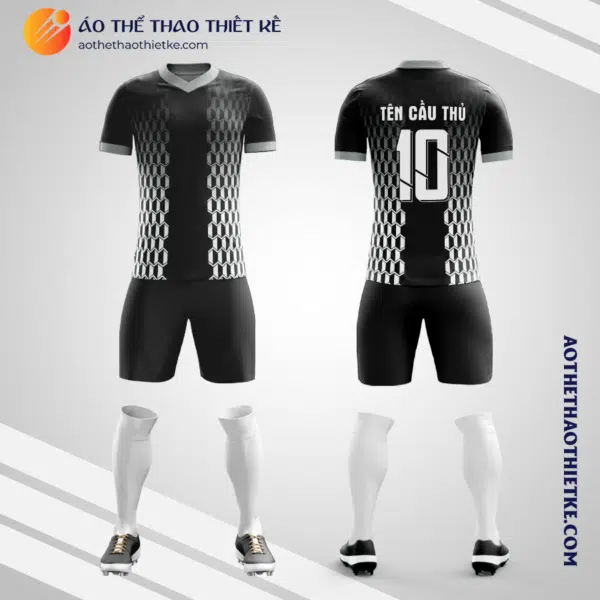 Mẫu quần áo thi đấu Câu lạc bộ Bóng đá Borussia Dortmund 2022 thiết kế màu đen V3527