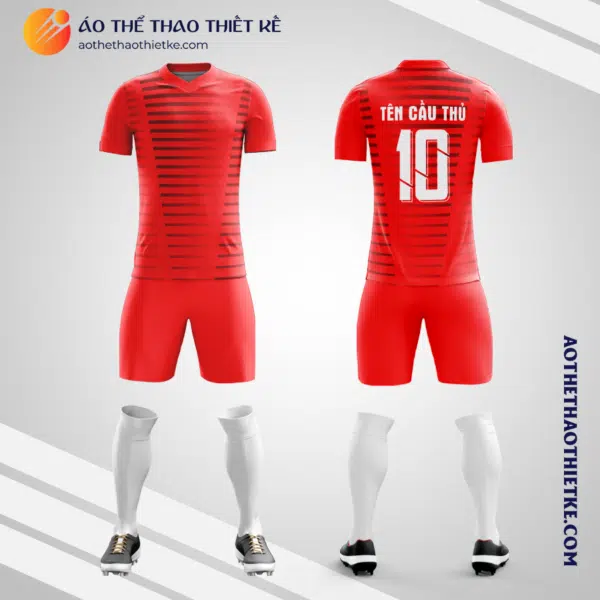 Mẫu quần áo thi đấu Câu lạc bộ bóng đá Sport Club Internacional 2022 màu đỏ V3532