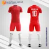 Mẫu quần áo Đội tuyển bóng đá quốc gia Costa Rica 2022 sân nhà màu đỏ thiết kế V3555