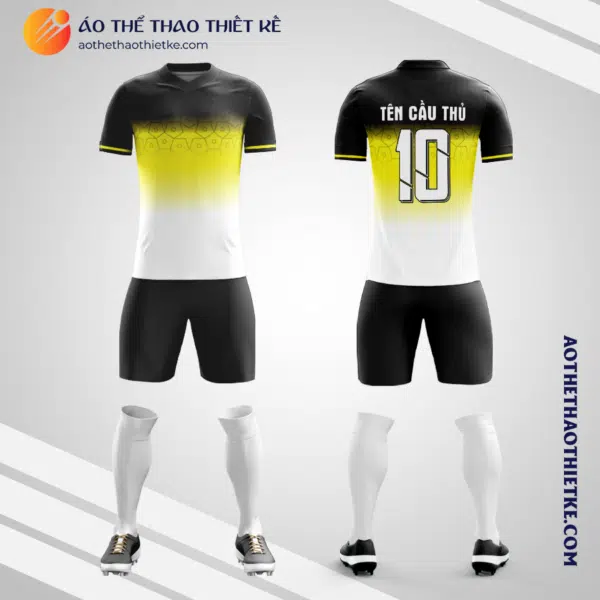 Mẫu quần áo bóng đá câu lạc bộ Club Atlético El Linqueño 2023 tự thiết kế màu vàng V3542