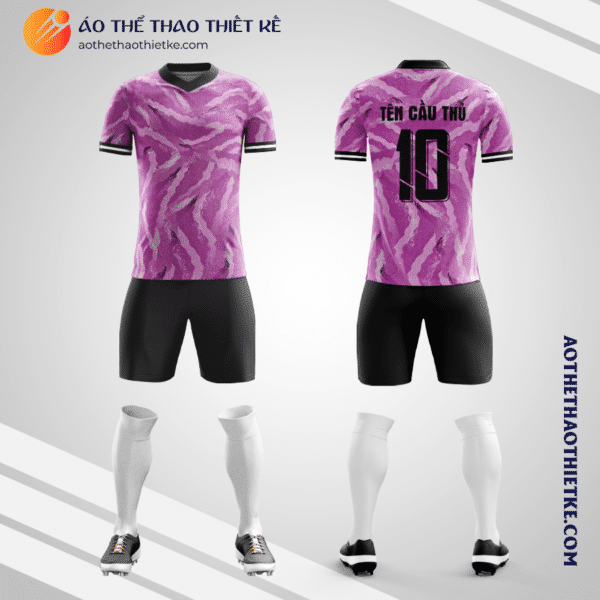 Mẫu quần áo thi đấu Câu lạc bộ Bóng đá Juventus 2023 màu tím thiết kế V3543