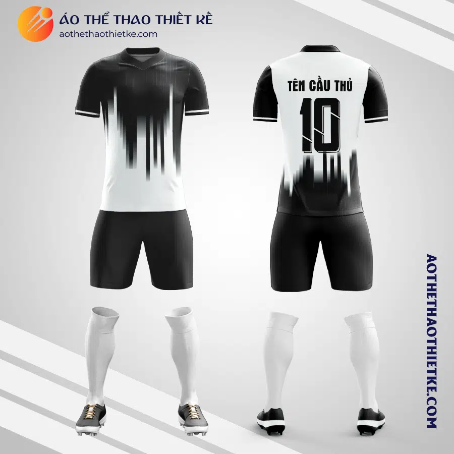 Mẫu quần áo thi đấu Câu lạc bộ Bóng đá Juventus màu đen 2023 tự thiết kế V3538