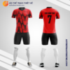 Mẫu quần áo Câu lạc bộ Bóng đá AC Milan 2023 màu đỏ tự thiết kế V3568
