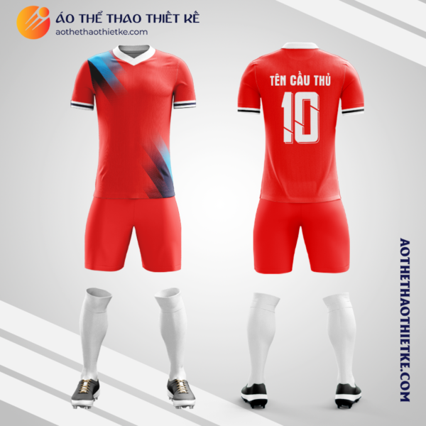 Mẫu quần áo bóng đá Câu lạc bộ El Nacional 2022 màu đỏ thiết kế V3565
