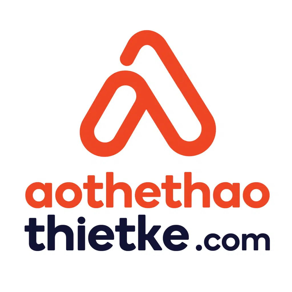 Phiên bản logo hình vuông Áo Thể Thao Thiết Kế