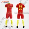 Mẫu áo bóng đá thiết kế Việt Nam - Kỷ Nguyên Vươn Mình màu đỏ tự thiết kế V3649