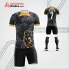 Mẫu áo bóng đá linh vật gấu đen thiết kế V3674