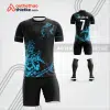 Mẫu áo bóng đá thần biển màu xanh da trời tự thiết kế v3668
