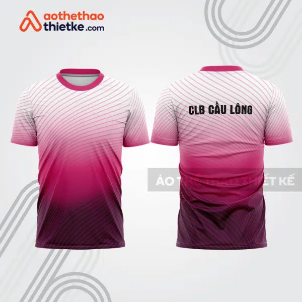 Mẫu thiết kế áo thi đấu cầu lông cl1055