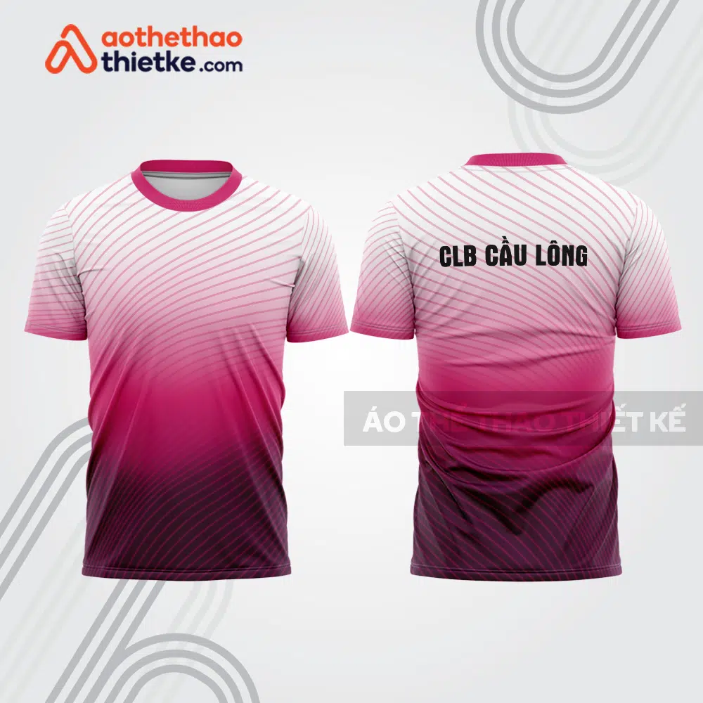 Mẫu thiết kế áo thi đấu cầu lông cl1055