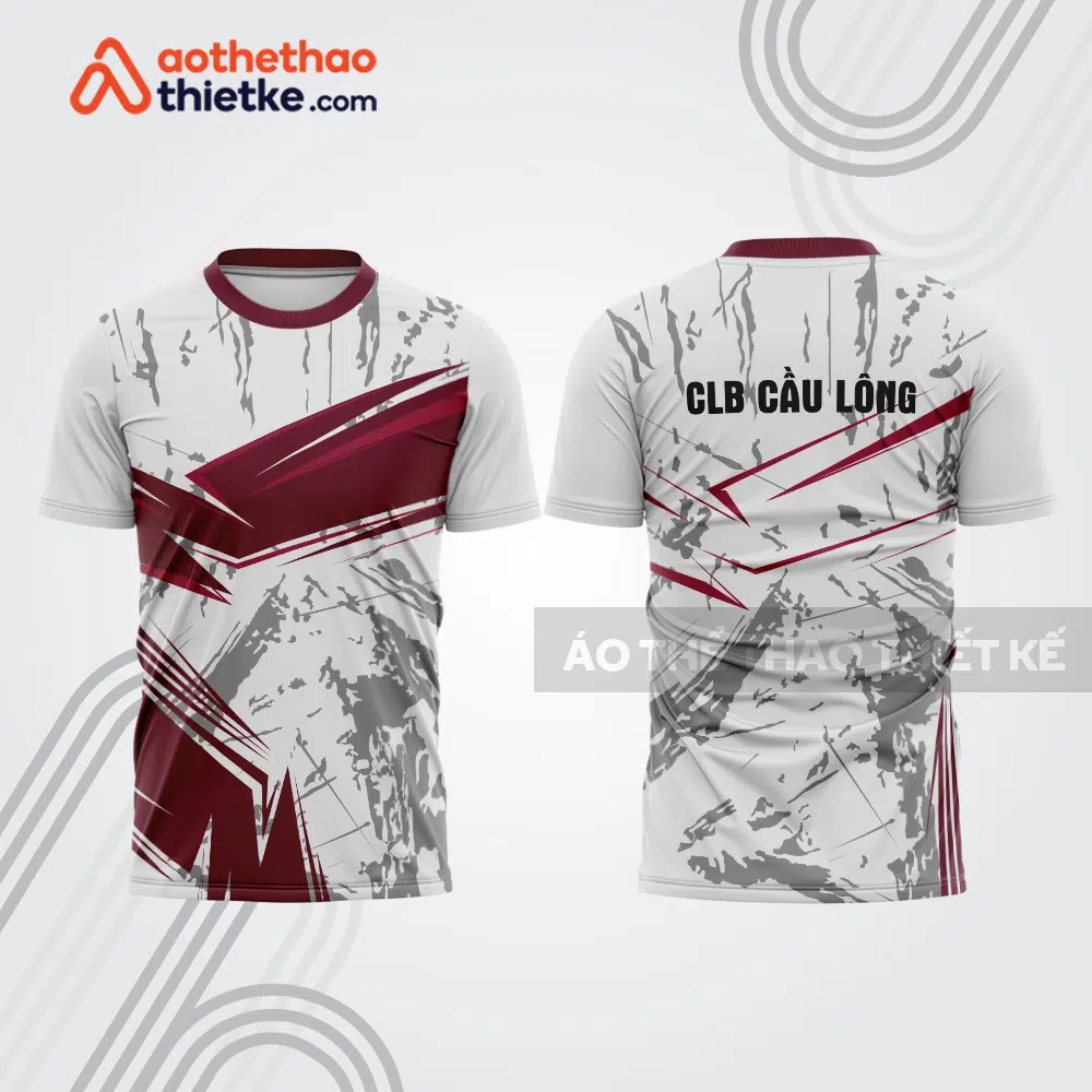Mẫu thiết kế áo thi đấu cầu lông cl1066