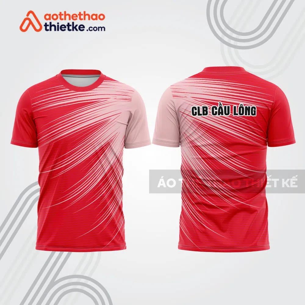 Mẫu thiết kế áo thi đấu cầu lông cl1073