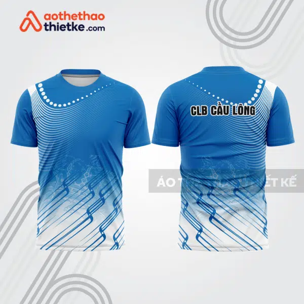 Mẫu thiết kế áo thi đấu cầu lông cl1075