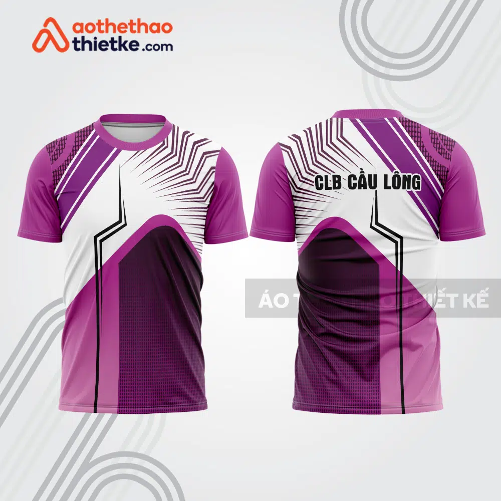 Mẫu thiết kế áo thi đấu cầu lông cl1080
