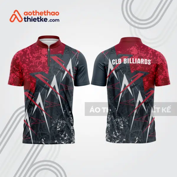 Mẫu thiết kế áo đồng phục thi đấu billiards bab505