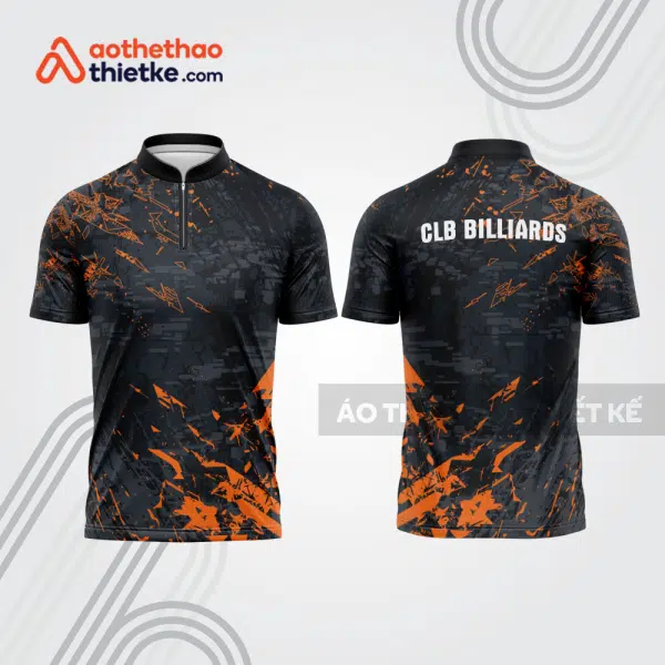 Mẫu thiết kế áo đồng phục thi đấu billiards bab509