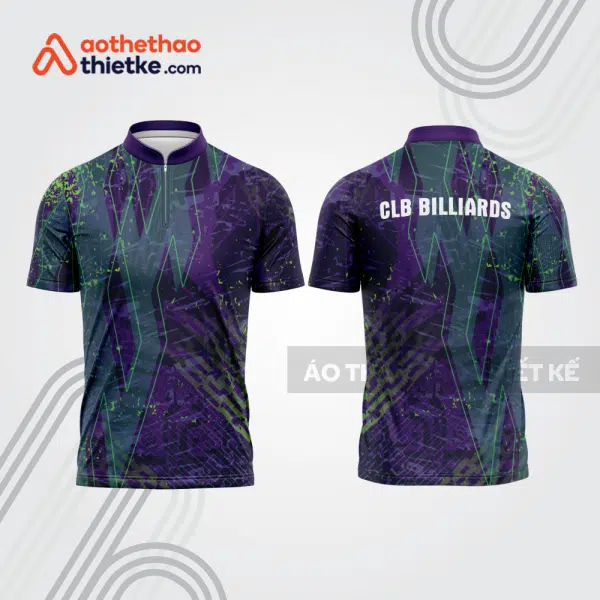 Mẫu thiết kế áo đồng phục thi đấu billiards bab510