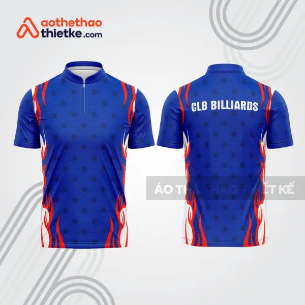 Mẫu thiết kế áo đồng phục thi đấu billiards bab512