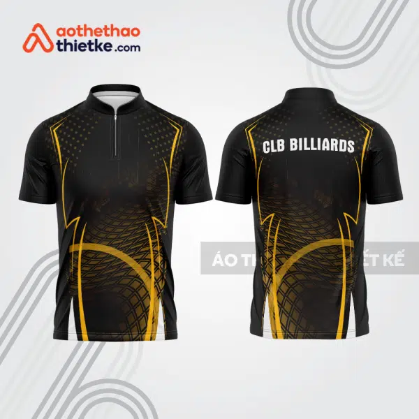 Mẫu thiết kế áo đồng phục thi đấu billiards bab523