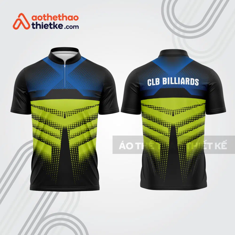 Mẫu thiết kế áo đồng phục thi đấu billiards bab524