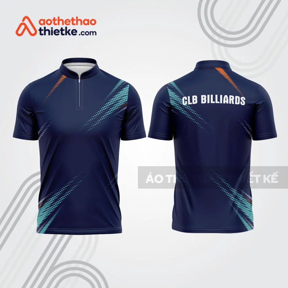 Mẫu thiết kế áo đồng phục thi đấu billiards bab533
