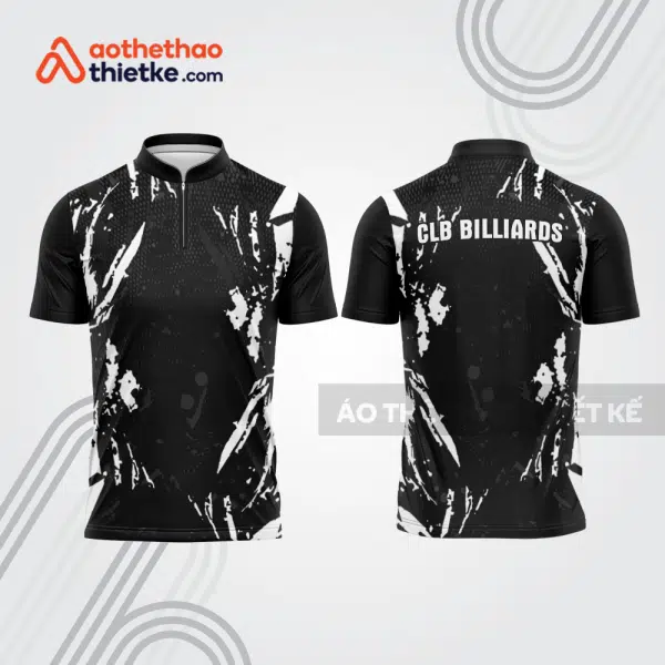 Mẫu thiết kế áo đồng phục thi đấu billiards bab534