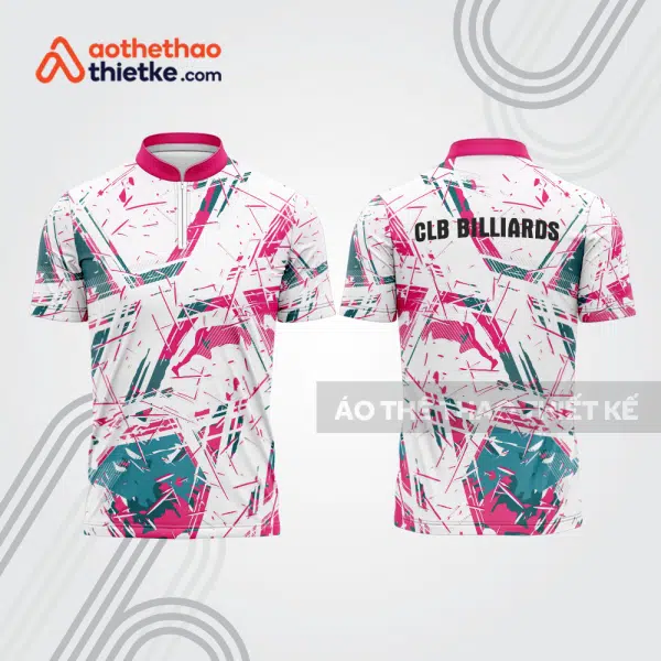 Mẫu thiết kế áo đồng phục thi đấu billiards bab535