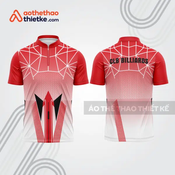 Mẫu thiết kế áo đồng phục thi đấu billiards bab536
