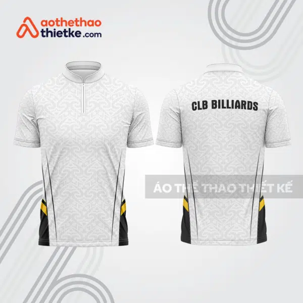 Mẫu thiết kế áo đồng phục thi đấu billiards bab537