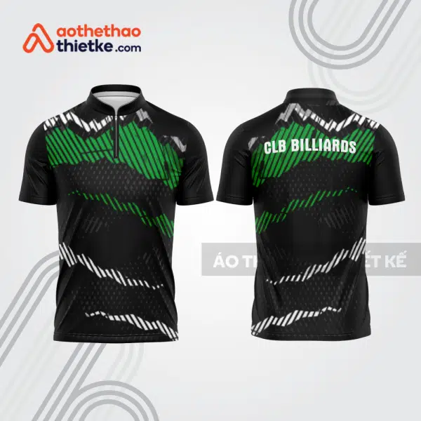 Mẫu thiết kế áo đồng phục thi đấu billiards bab539