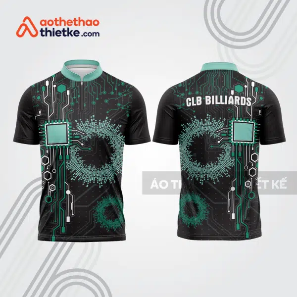 Mẫu thiết kế áo đồng phục thi đấu billiards bab544