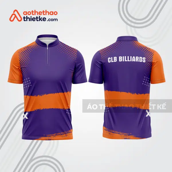 Mẫu thiết kế áo đồng phục thi đấu billiards bab553