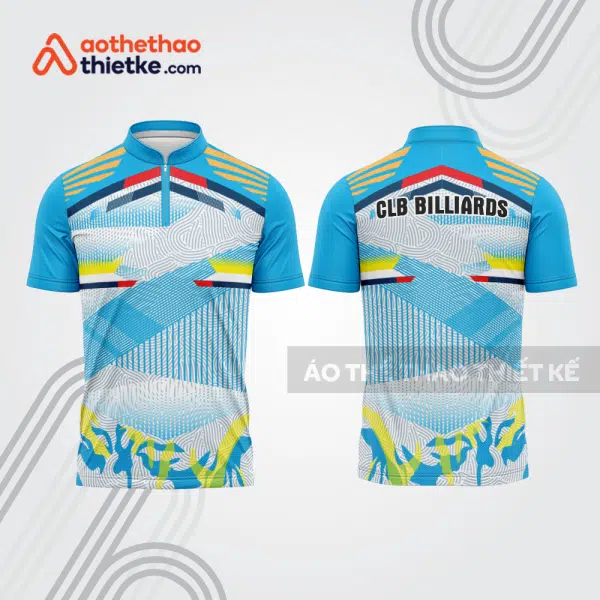 Mẫu thiết kế áo đồng phục thi đấu billiards bab554